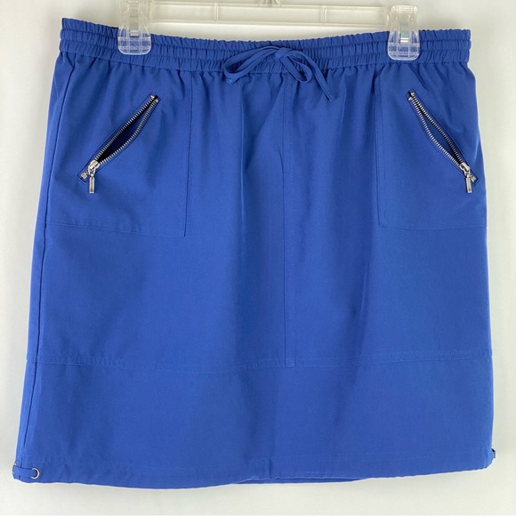 Peck & Peck Navy Blue Mini-Skirt. Size PL - Picture 3 of 8